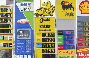 Ceny nafty a benzínov dnes zlacnejú o 1,5 centa