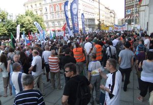 Česi protestujú proti reforme zdravotníctva