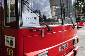 Dopravný podnik v Prešove štrajkoval, MHD nepremávala hodinu