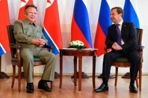 Kim Čong-il po stretnutí s Medvedevom smeruje do Číny