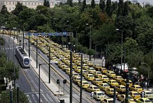 Grécko: Taxikári ohlásili ďalší celodenný štrajk