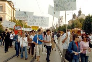 V Maďarsku demonštrujú proti zákonníku práce